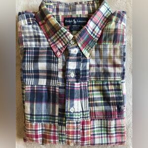 Ralph Lauren Colorful Plaid Button Down Shirt